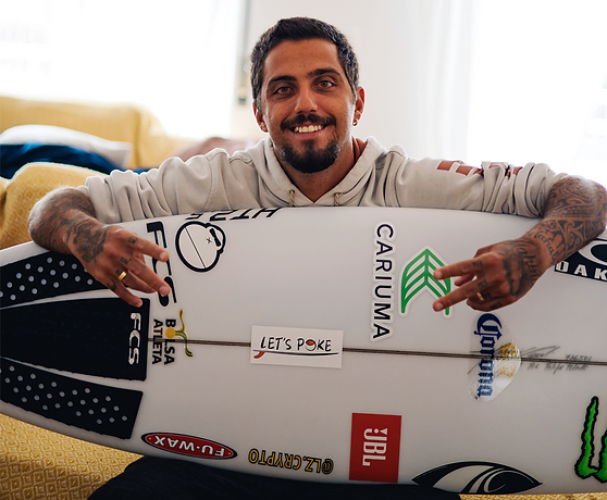 Filipe Toledo, um dos sócios da Let's Poke