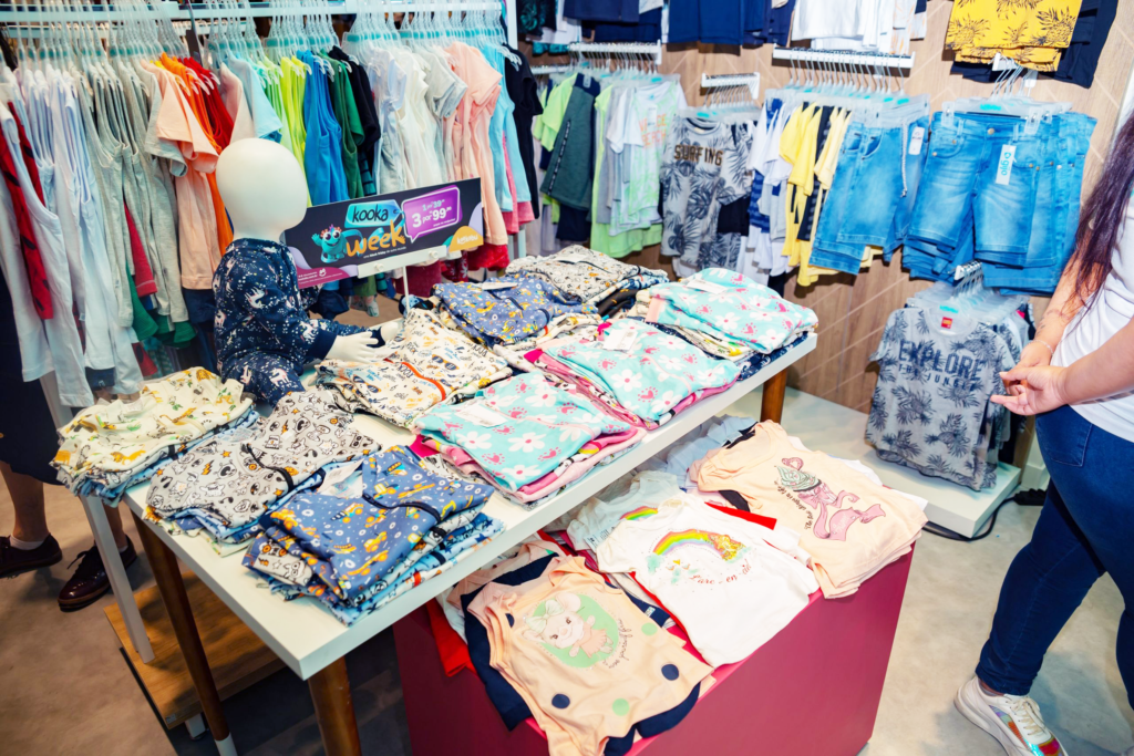 franquia de roupa infantil